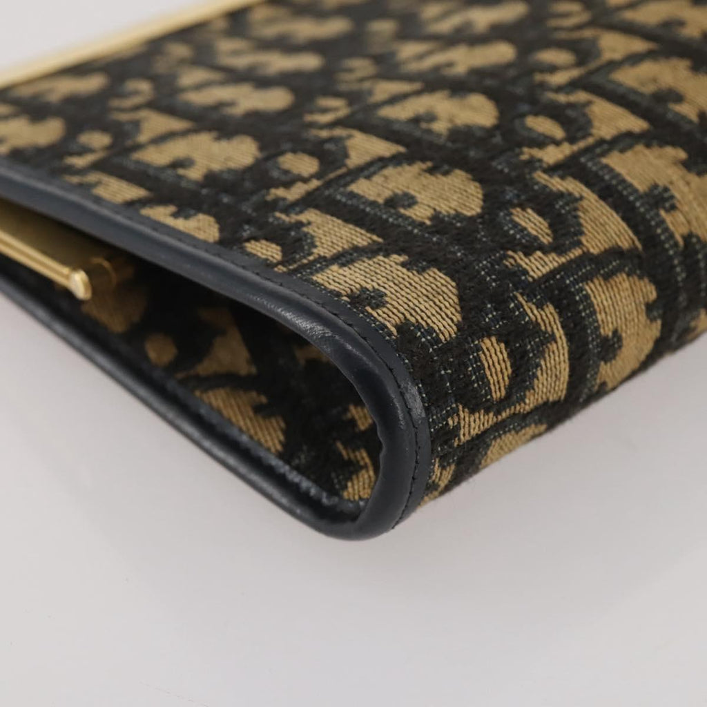 Dior Navy Trotter Snap Clutch