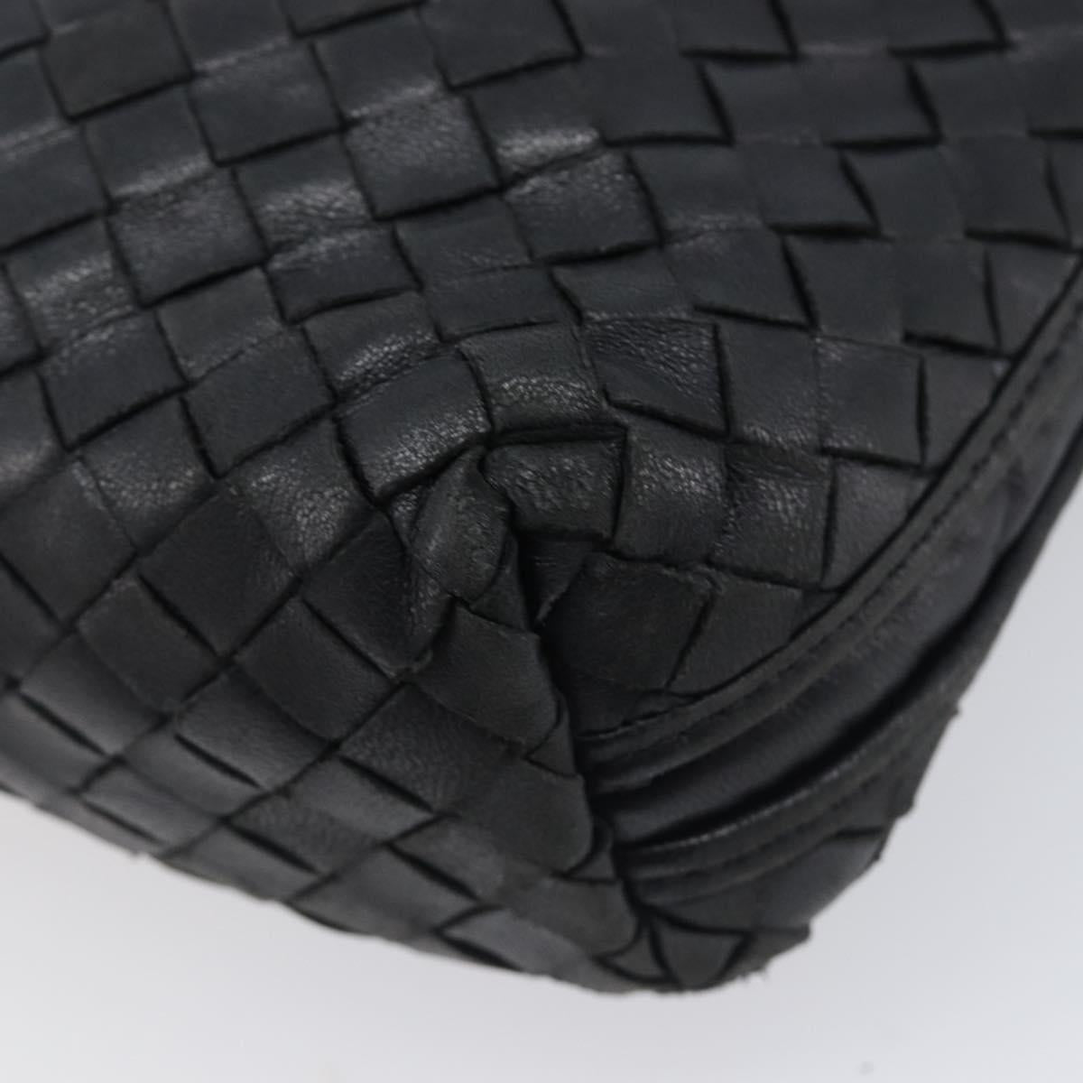 Bottega Veneta Intrecciato Black Crossbody