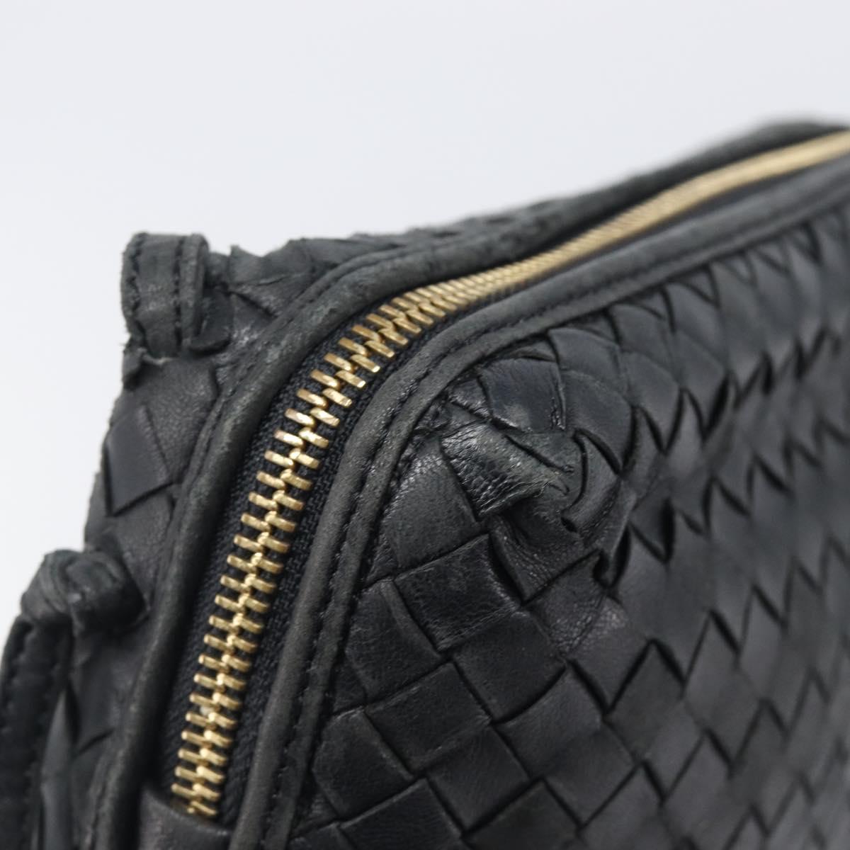 Bottega Veneta Intrecciato Black Crossbody