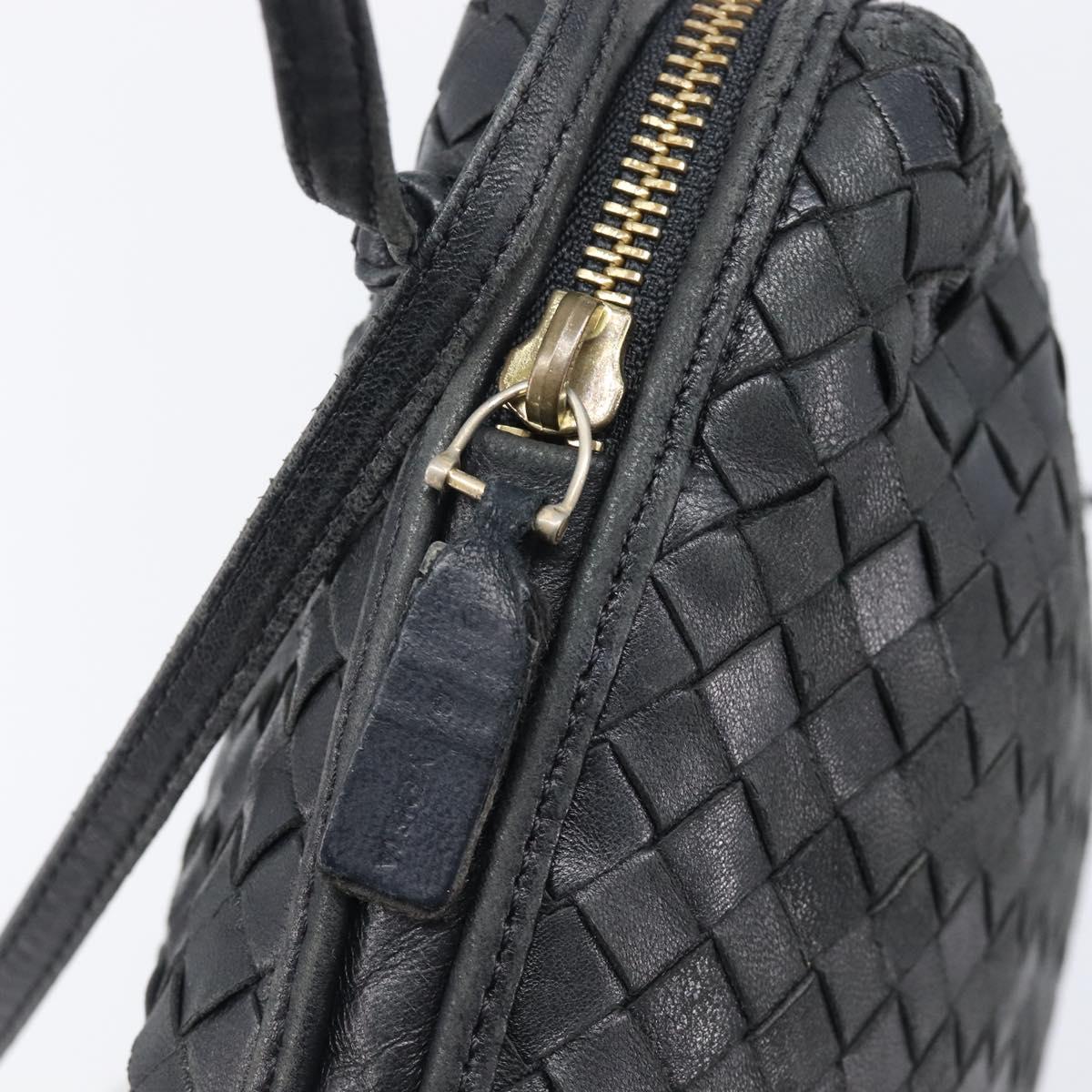 Bottega Veneta Intrecciato Black Crossbody