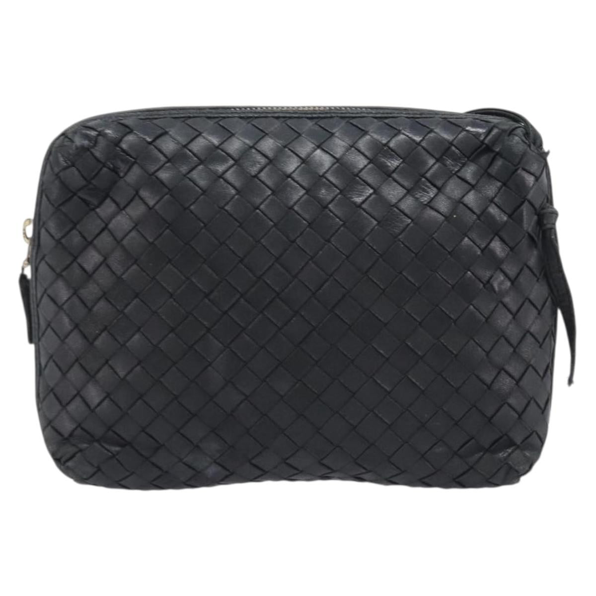 Bottega Veneta Intrecciato Black Crossbody