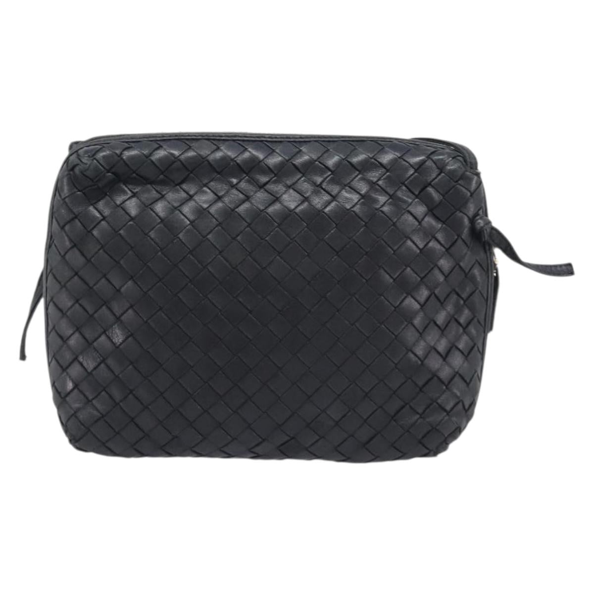Bottega Veneta Intrecciato Black Crossbody