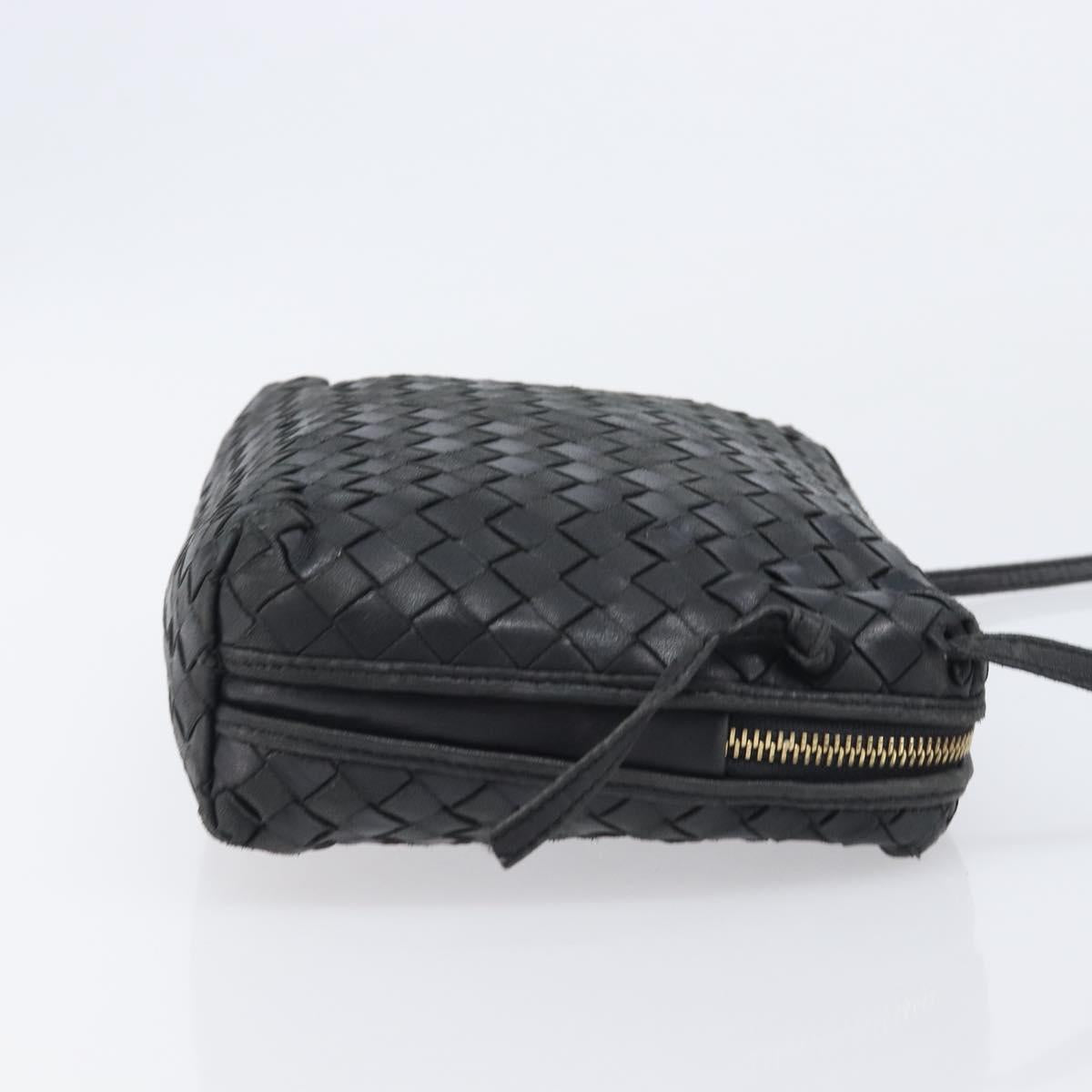 Bottega Veneta Intrecciato Black Crossbody