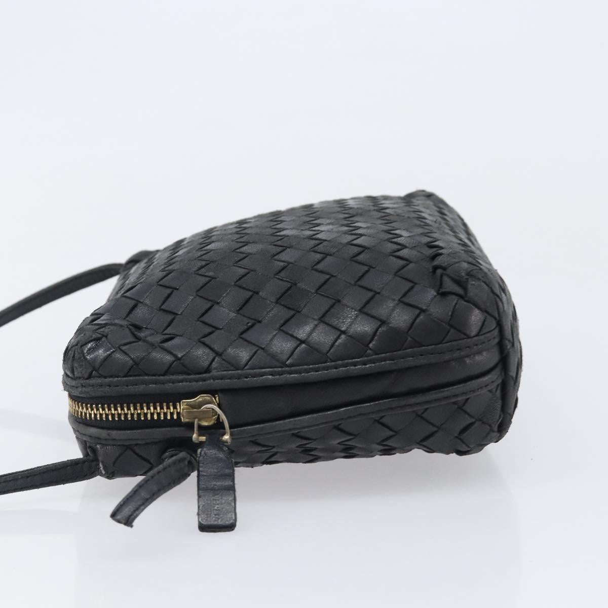 Bottega Veneta Intrecciato Black Crossbody