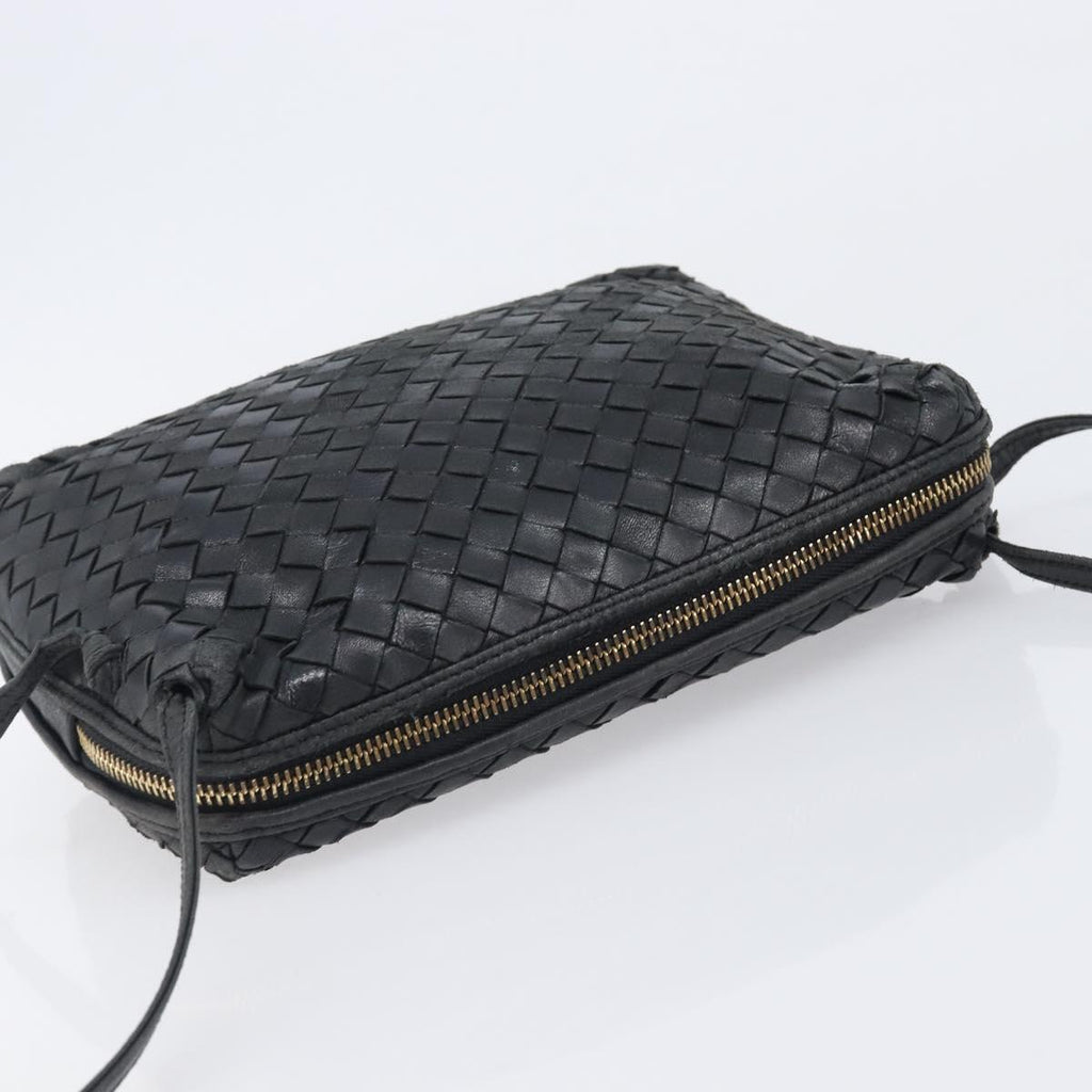 Bottega Veneta Intrecciato Black Crossbody