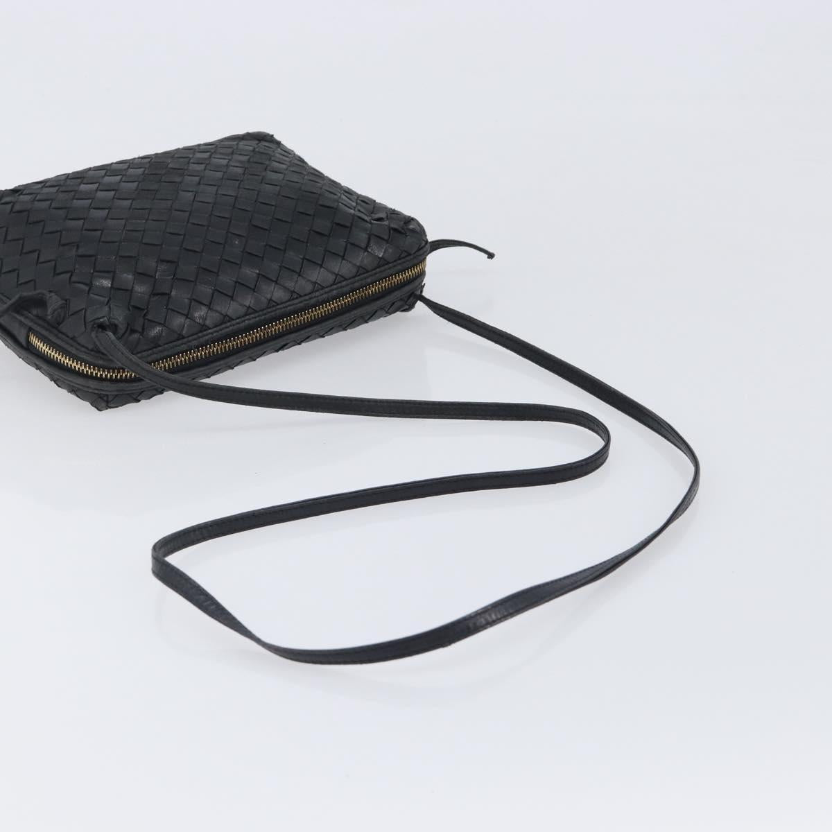 Bottega Veneta Intrecciato Black Crossbody