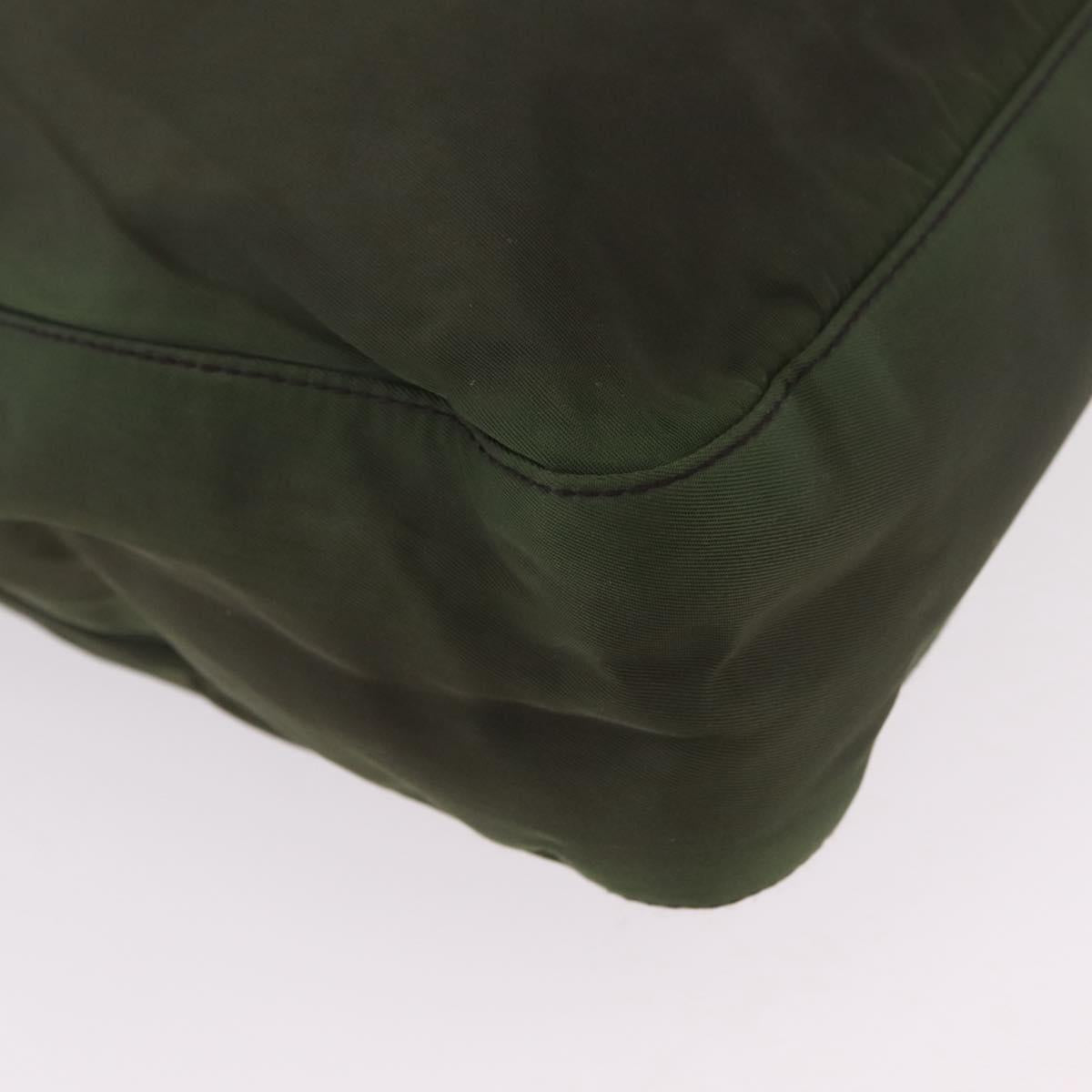 Prada Green Nylon Strap Shoulder Bag