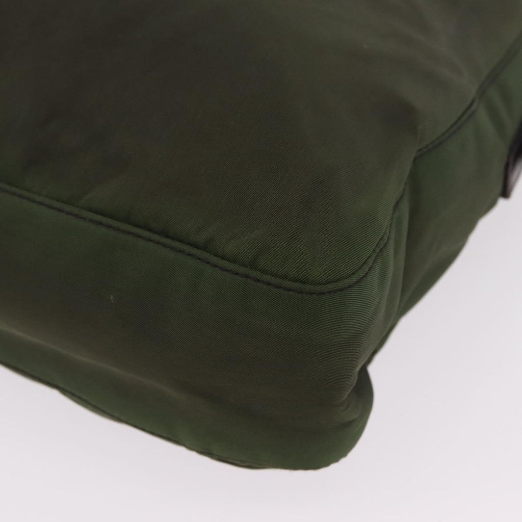 Prada Green Nylon Strap Shoulder Bag