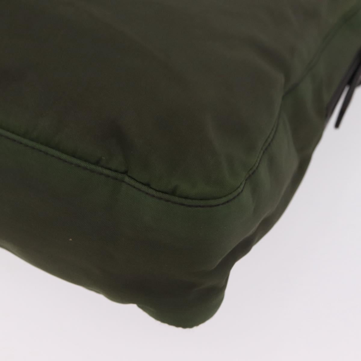 Prada Green Nylon Strap Shoulder Bag