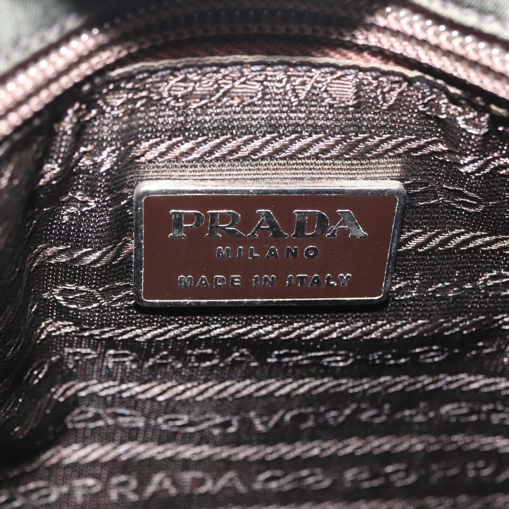 Prada Green Nylon Strap Shoulder Bag