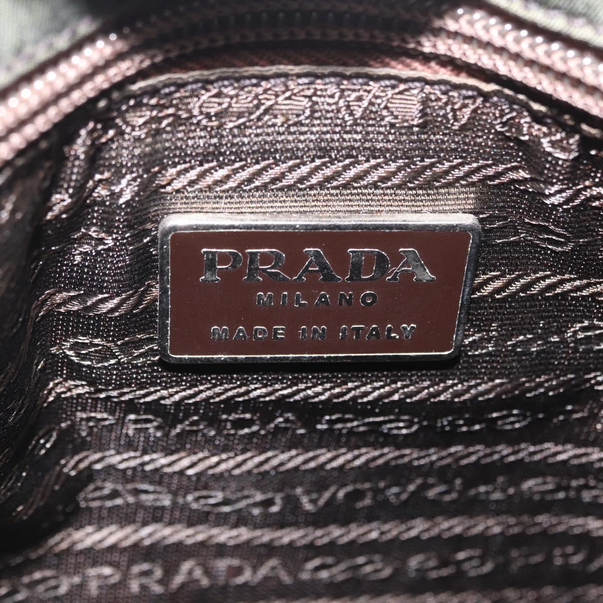 Prada Green Nylon Strap Shoulder Bag