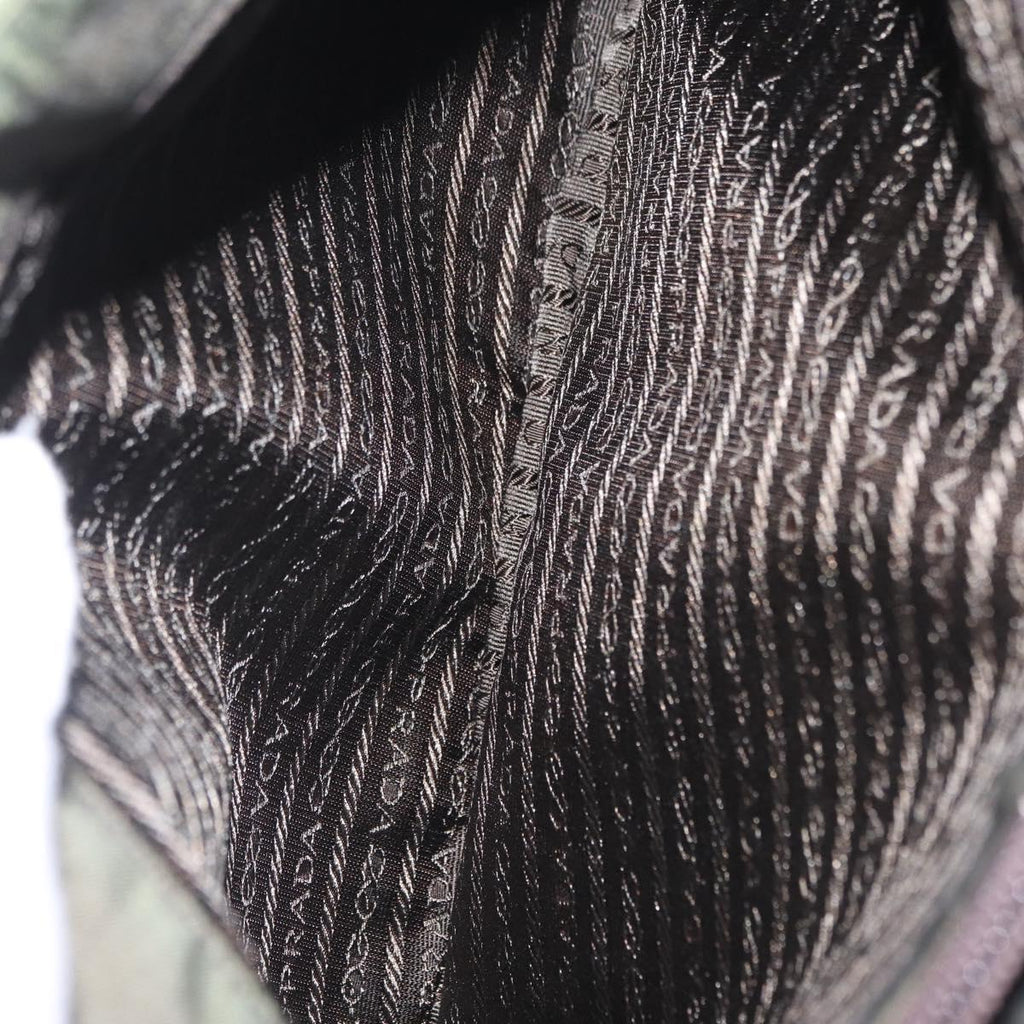 Prada Green Nylon Strap Shoulder Bag