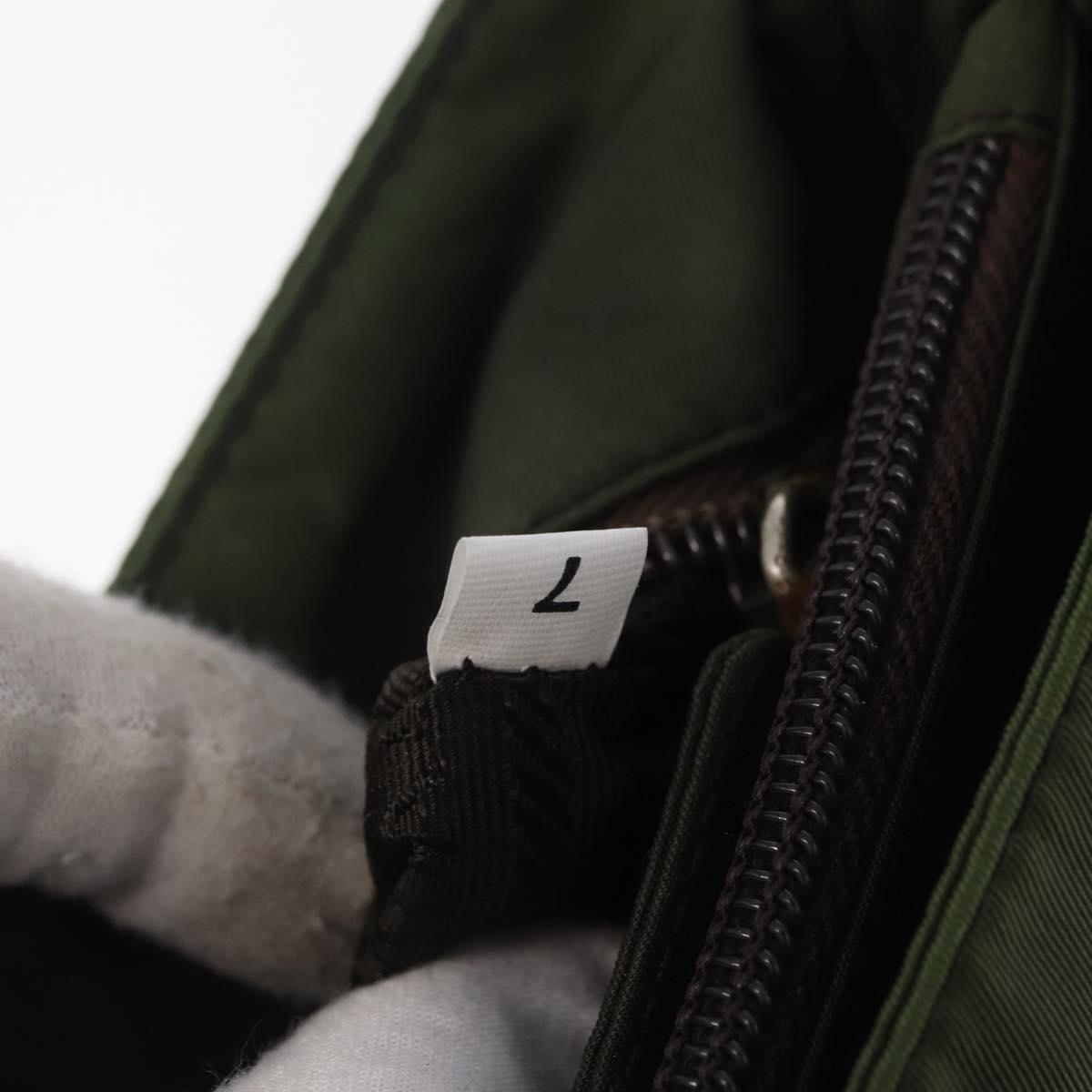 Prada Green Nylon Strap Shoulder Bag