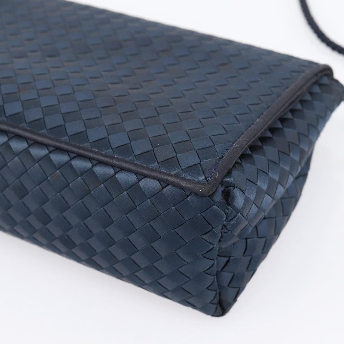 Bottega Veneta Intrecciato Navy Crossbody