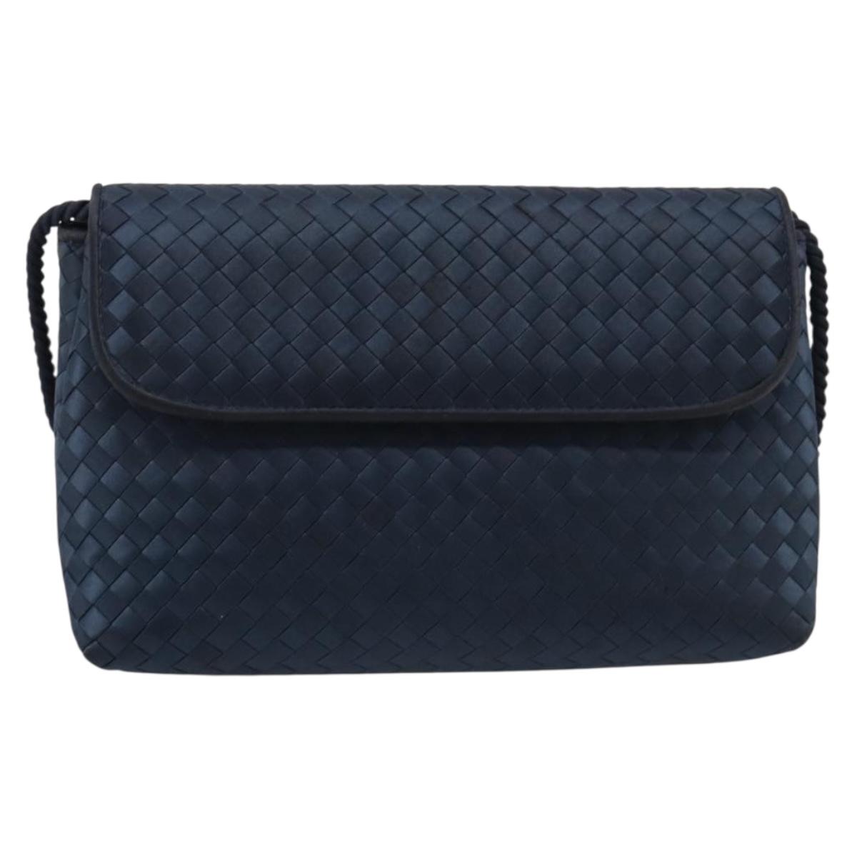 Bottega Veneta Intrecciato Navy Crossbody