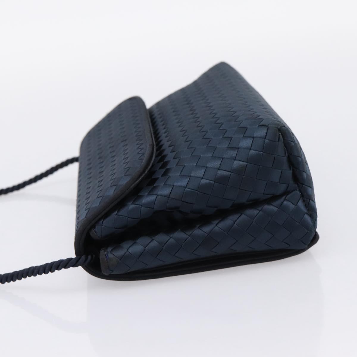Bottega Veneta Intrecciato Navy Crossbody