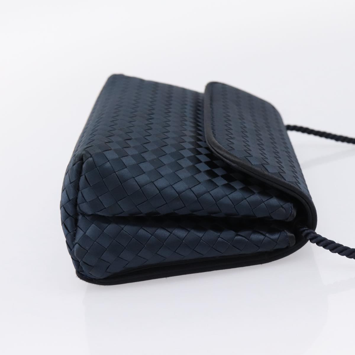 Bottega Veneta Intrecciato Navy Crossbody