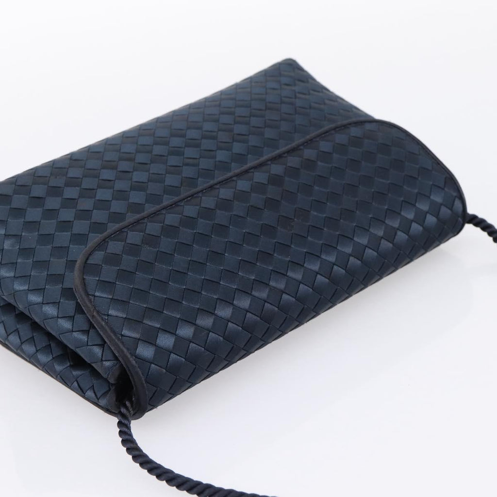 Bottega Veneta Intrecciato Navy Crossbody