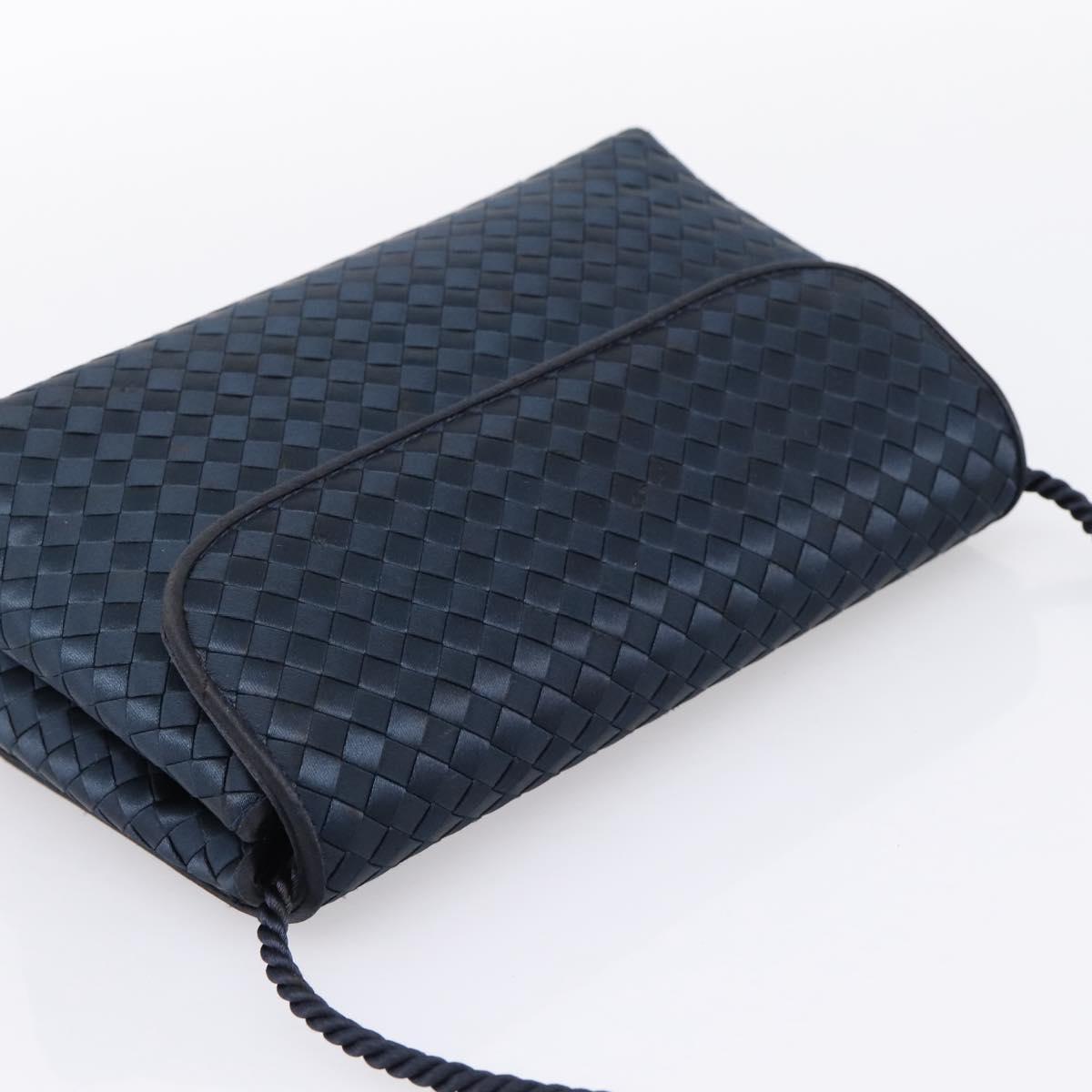 Bottega Veneta Intrecciato Navy Crossbody