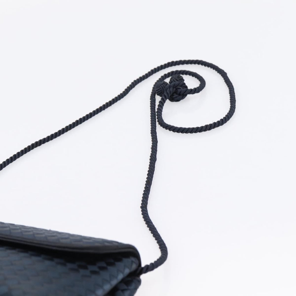 Bottega Veneta Intrecciato Navy Crossbody