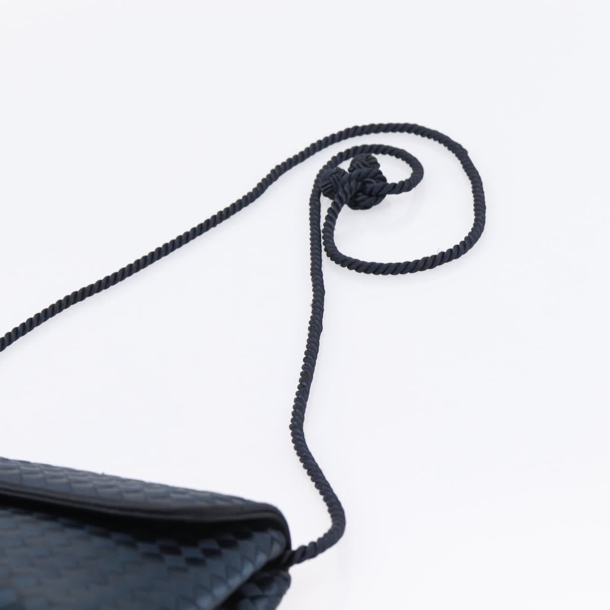 Bottega Veneta Intrecciato Navy Crossbody