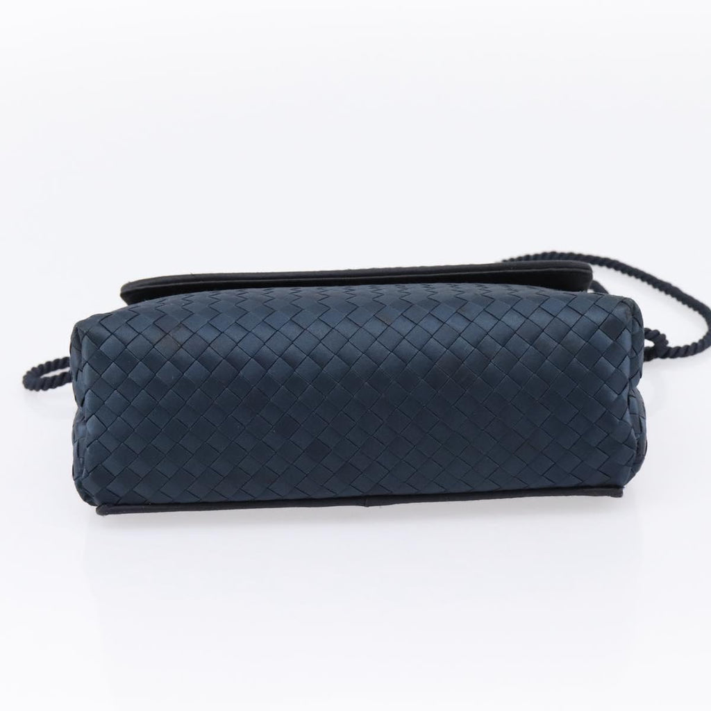 Bottega Veneta Intrecciato Navy Crossbody