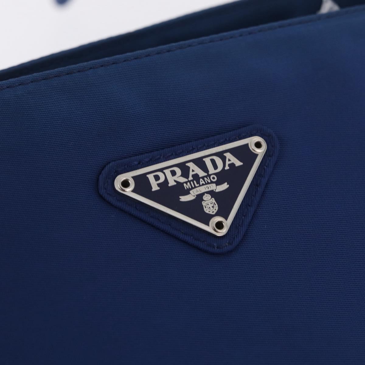 Prada Cobalt Blue Nylon Tote