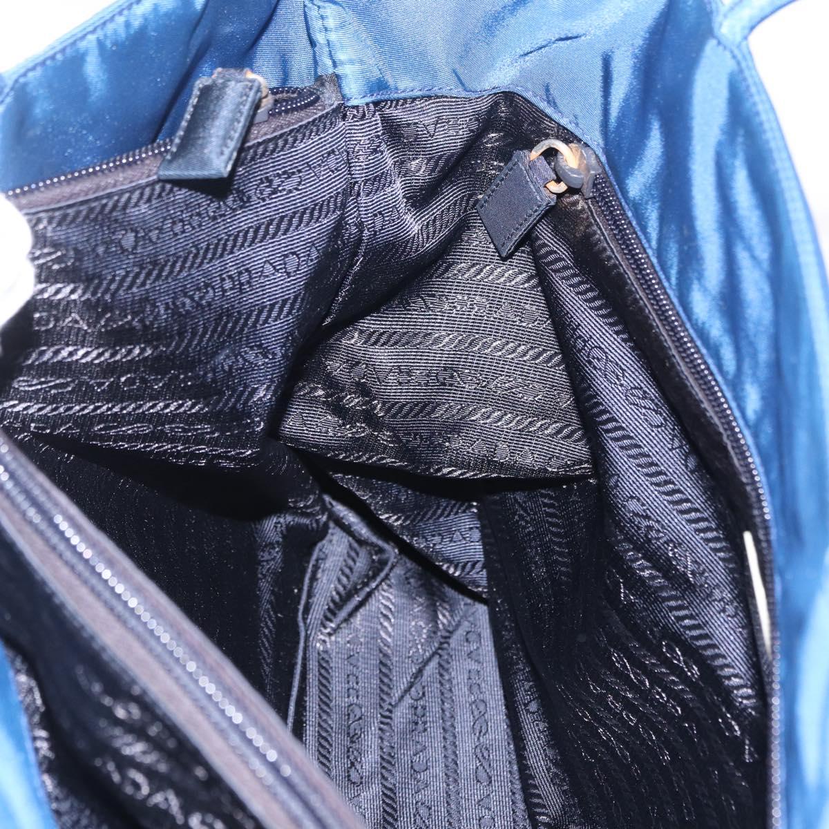 Prada Cobalt Blue Nylon Tote
