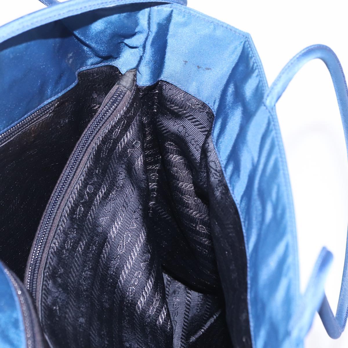 Prada Cobalt Blue Nylon Tote