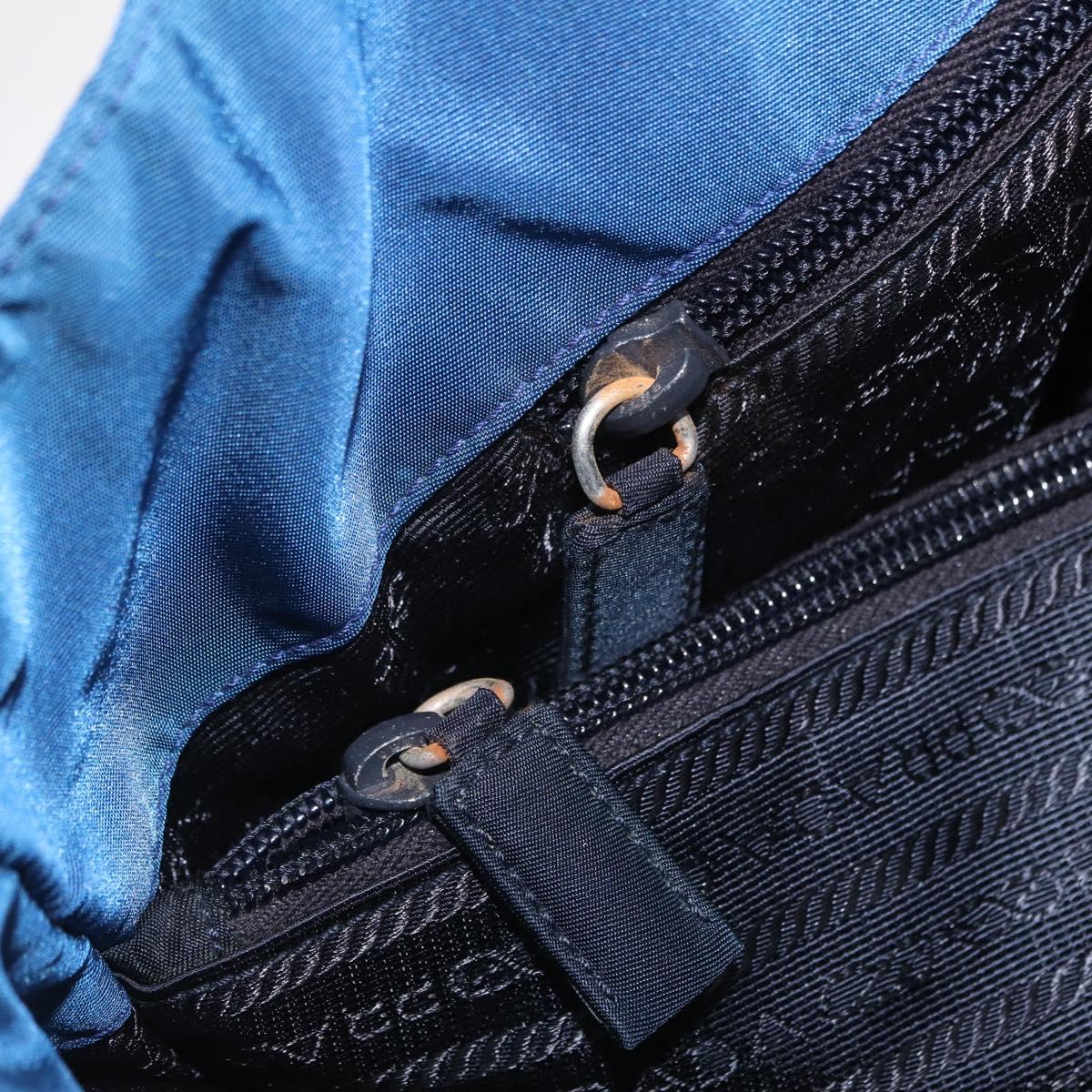 Prada Cobalt Blue Nylon Tote