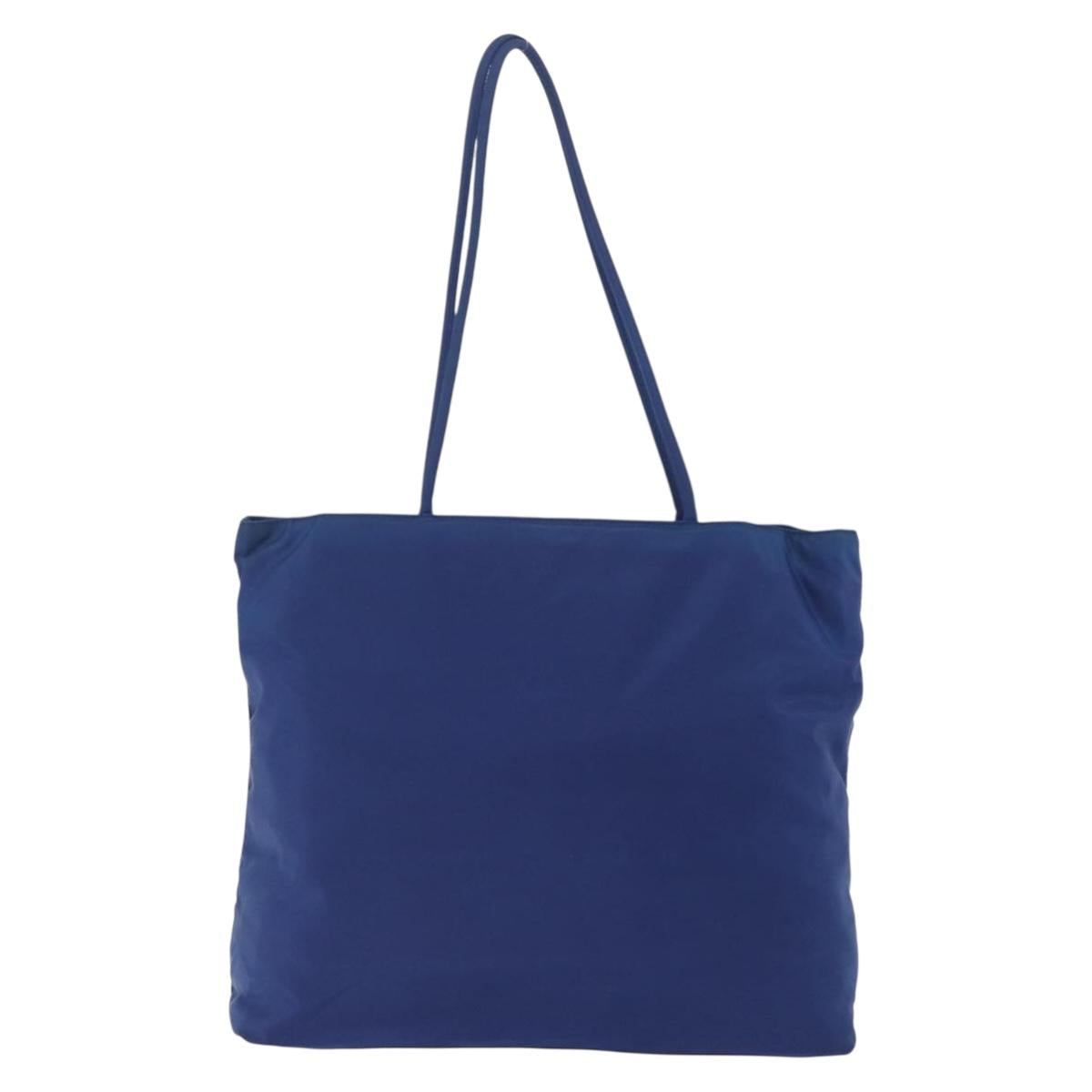 Prada Cobalt Blue Nylon Tote