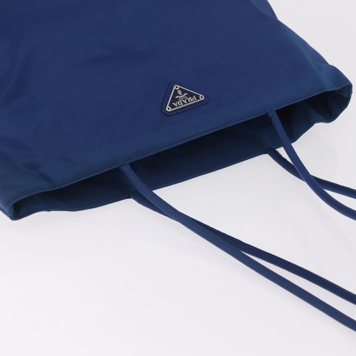 Prada Cobalt Blue Nylon Tote