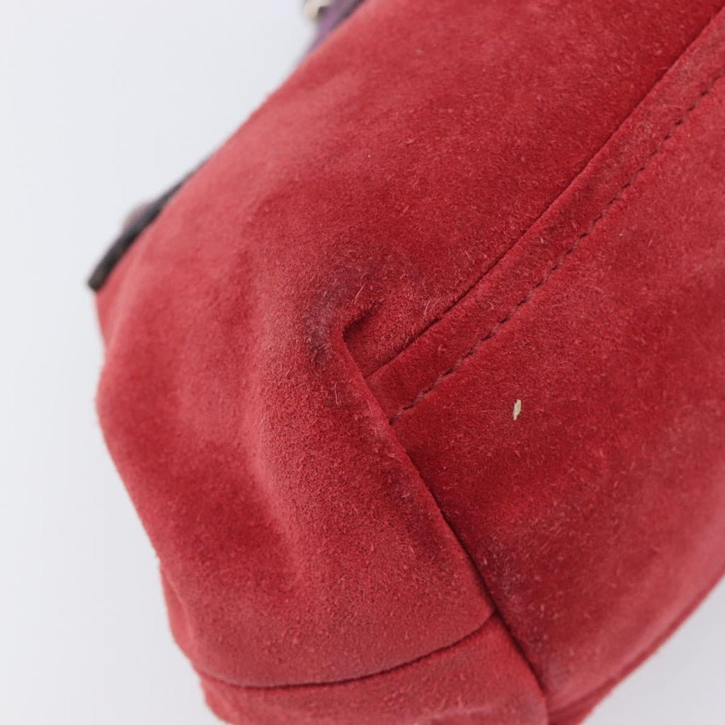 Miu Miu Red Suede Clutch