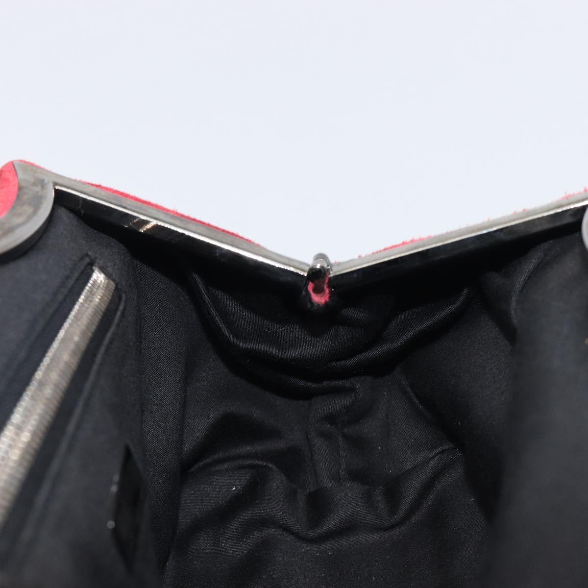 Miu Miu Red Suede Clutch