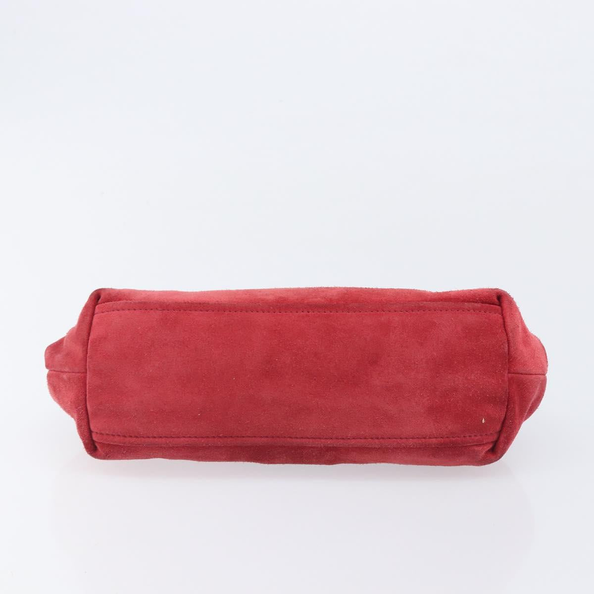 Miu Miu Red Suede Clutch