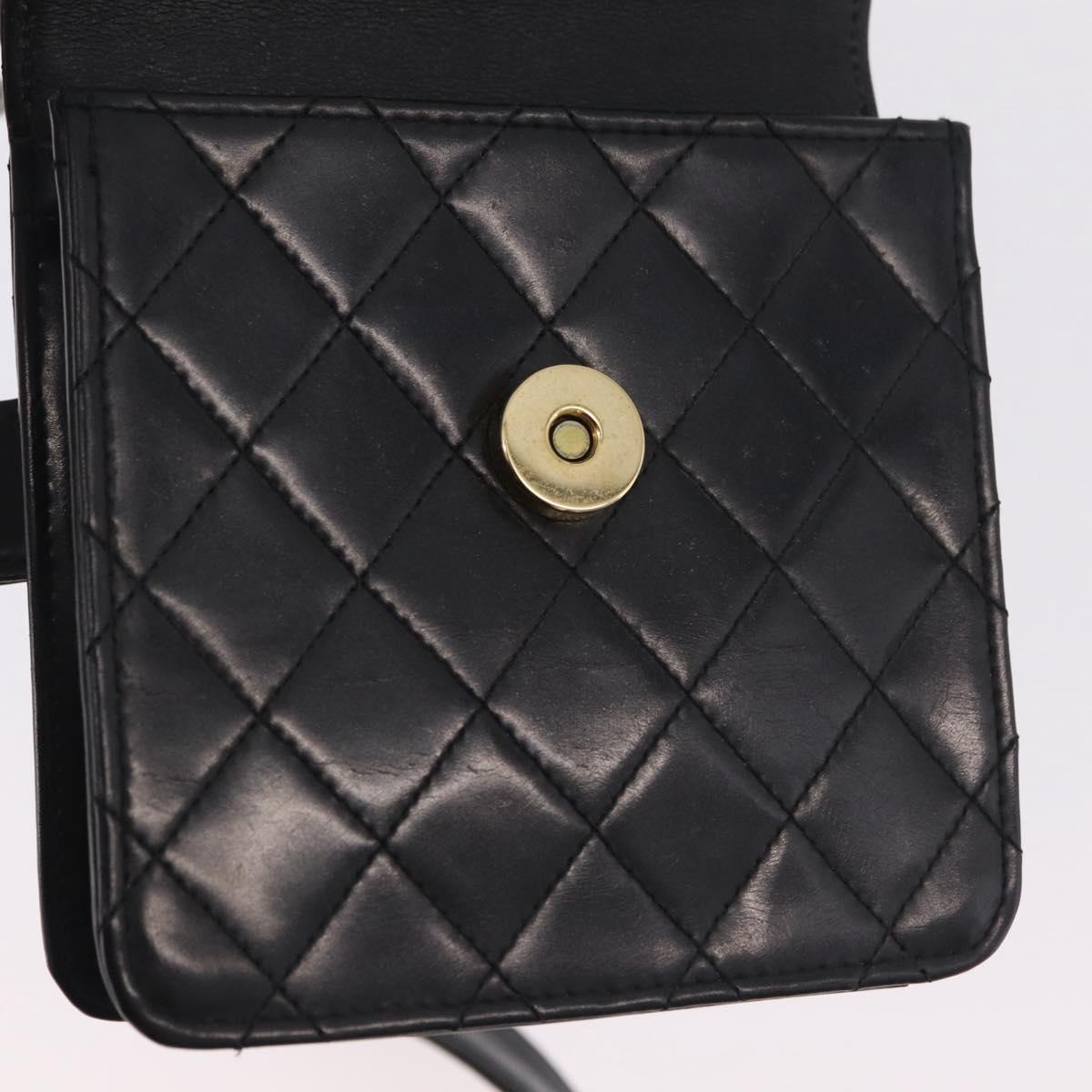 Chanel Black Quilted Belt Bag