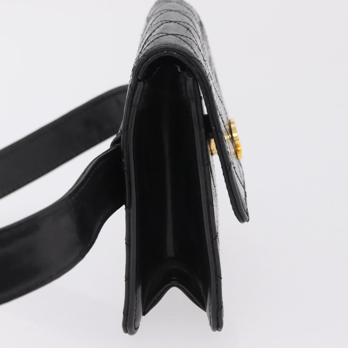 Chanel Black Quilted Belt Bag