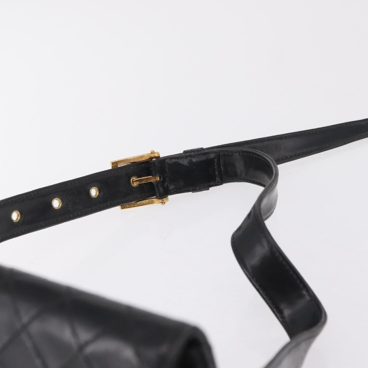 Chanel Black Quilted Belt Bag