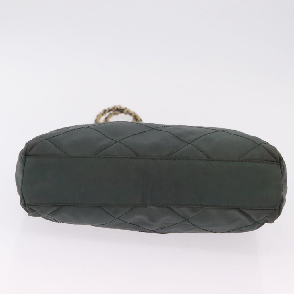 Prada Green Quilted Shoulder Bag
