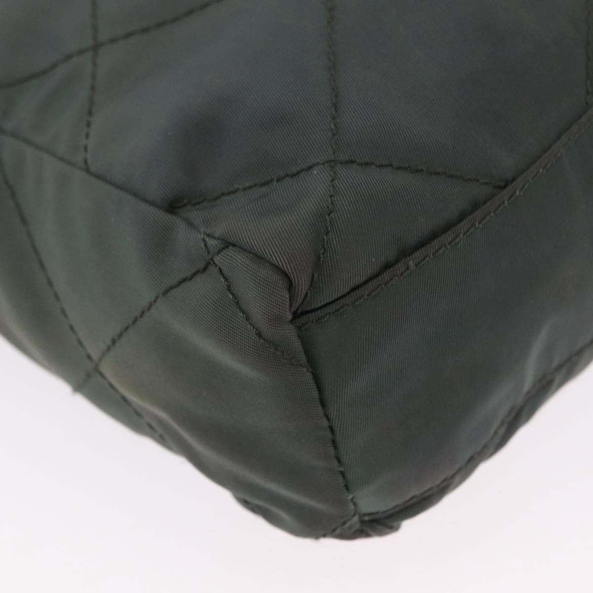 Prada Green Quilted Shoulder Bag