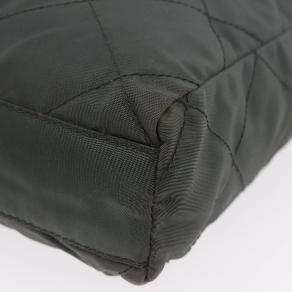 Prada Green Quilted Shoulder Bag