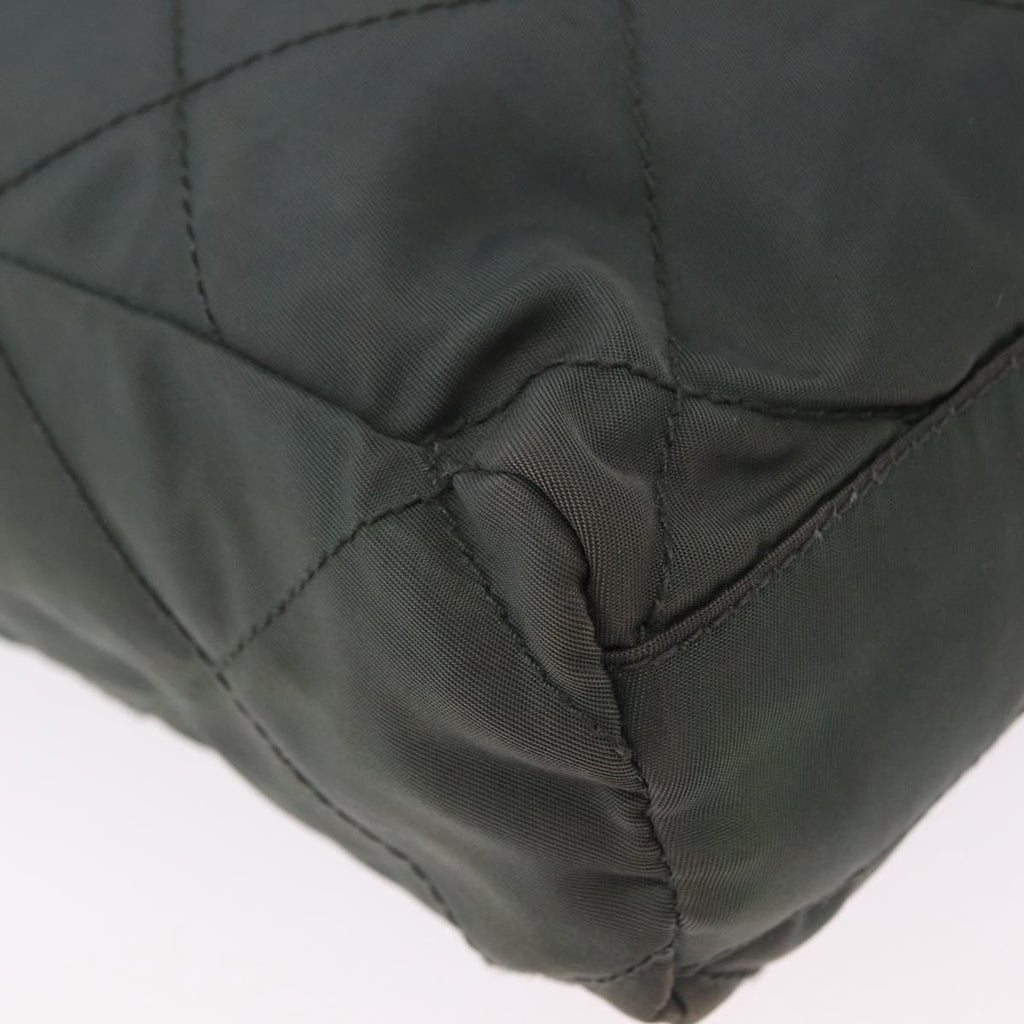 Prada Green Quilted Shoulder Bag