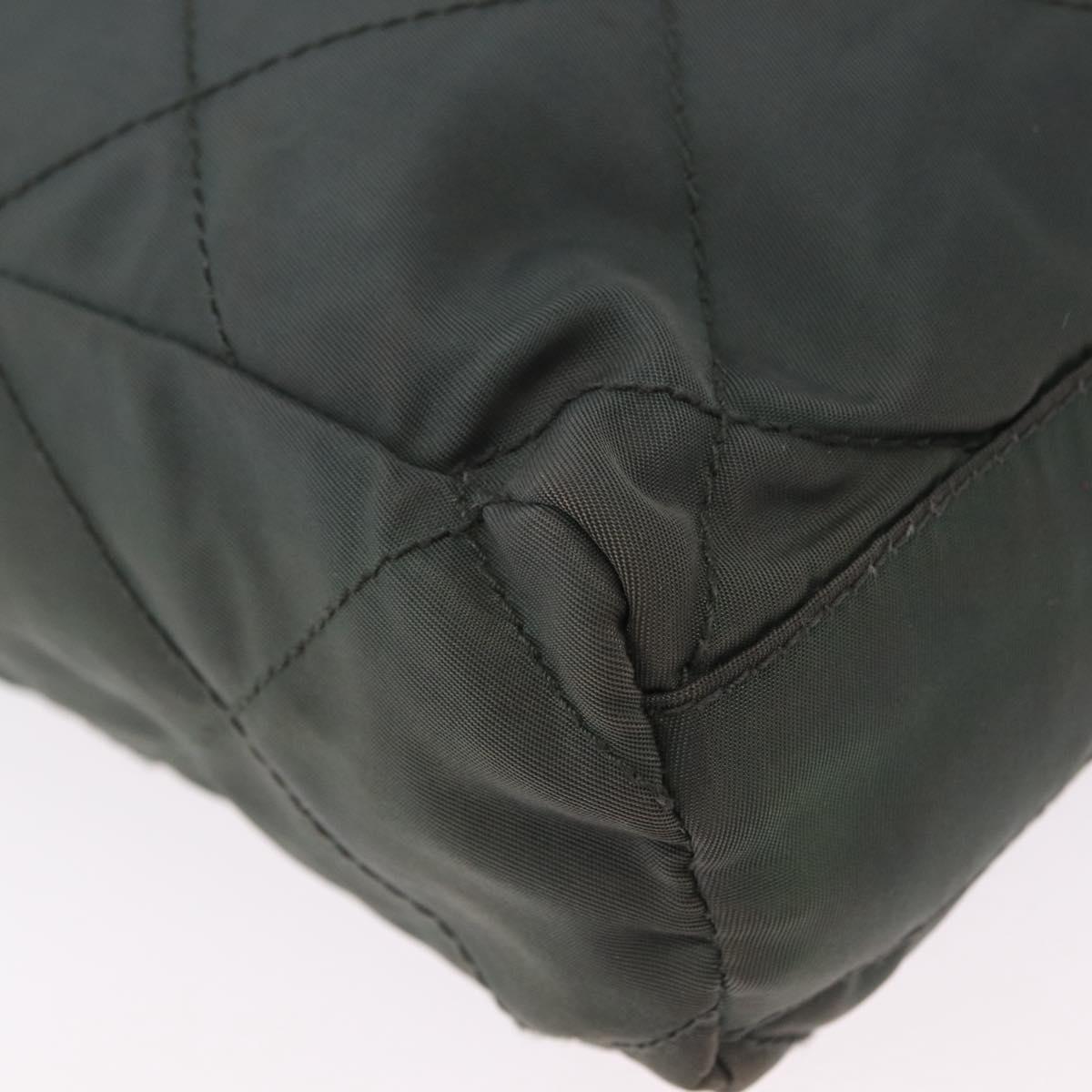 Prada Green Quilted Shoulder Bag
