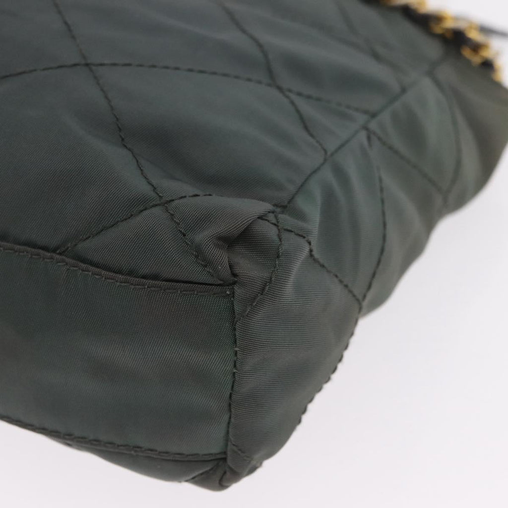 Prada Green Quilted Shoulder Bag
