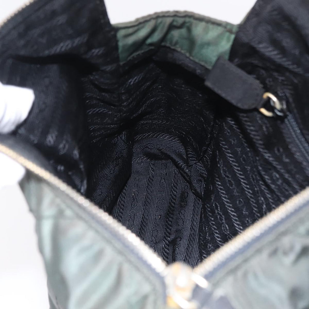 Prada Green Quilted Shoulder Bag