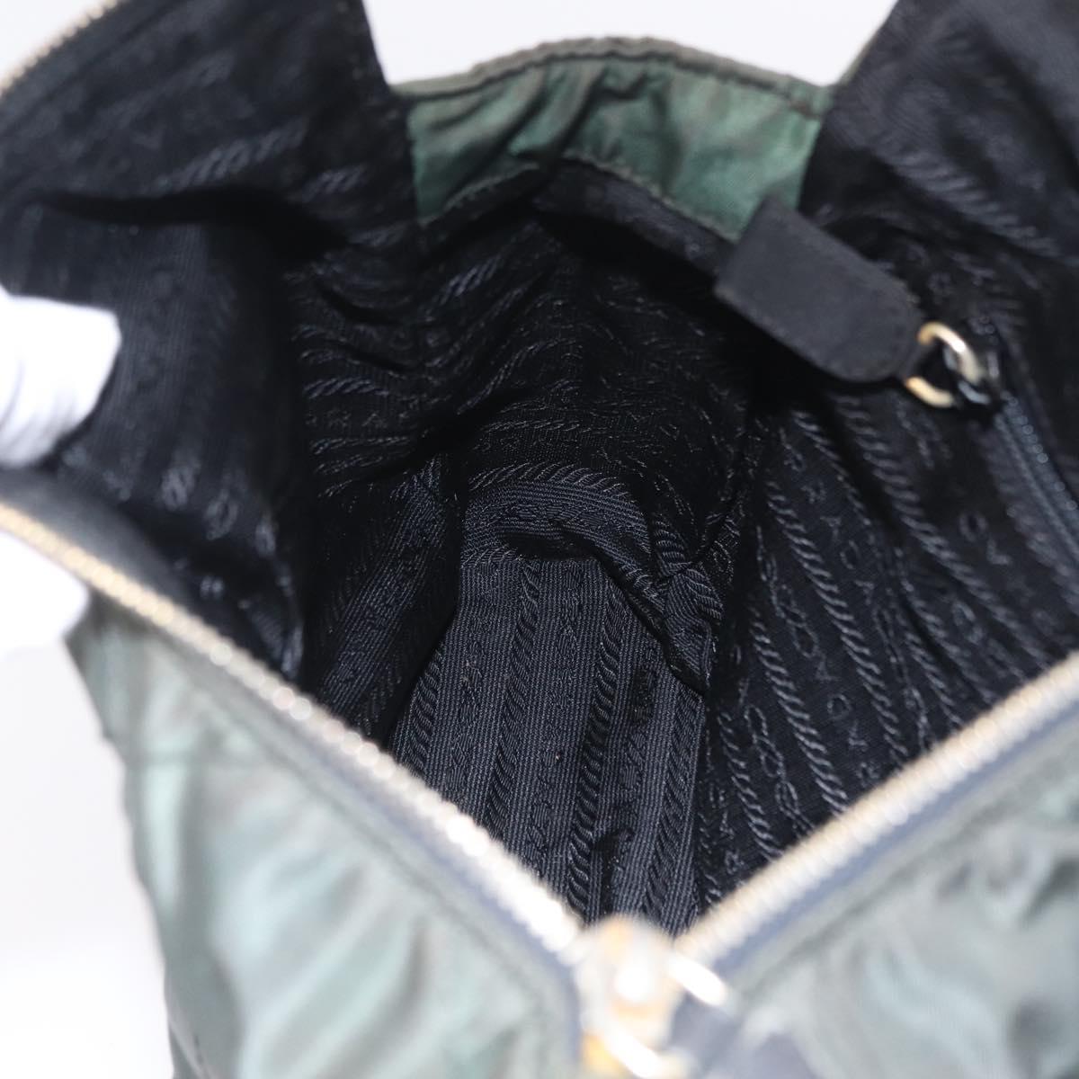 Prada Green Quilted Shoulder Bag