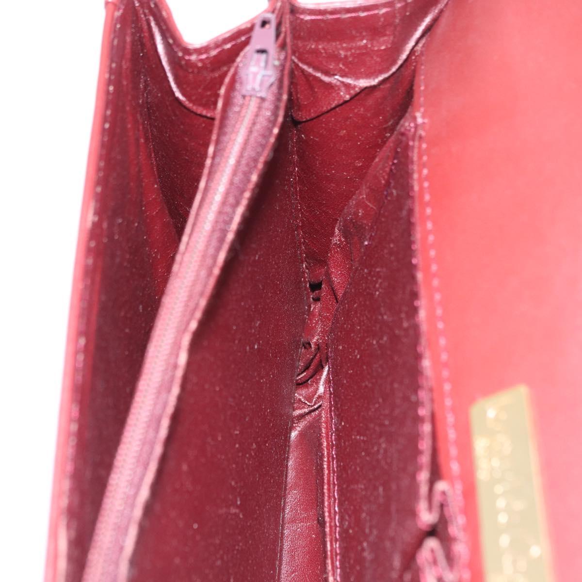 Cartier Burgundy Chain Shoulder Bag
