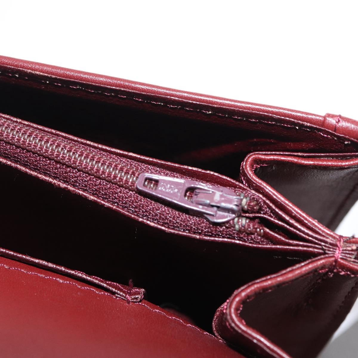 Cartier Burgundy Chain Shoulder Bag