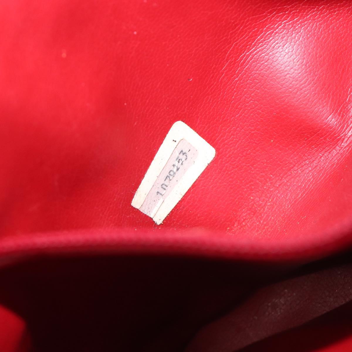 Chanel Red Leather Mini Shoulder Bag