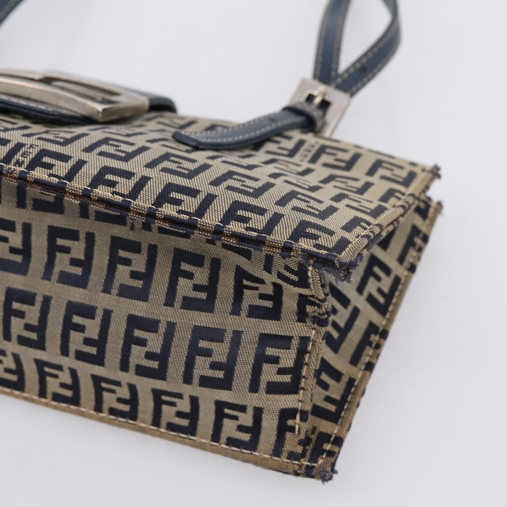 Fendi Zucchino Navy Rectangle Baguette